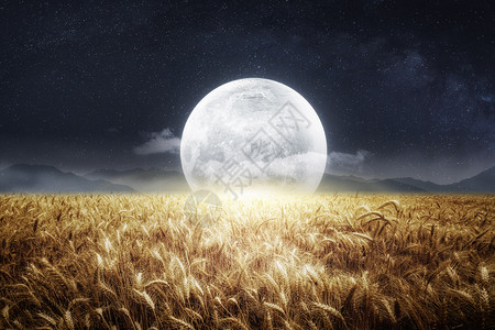 中秋月圆背景图片