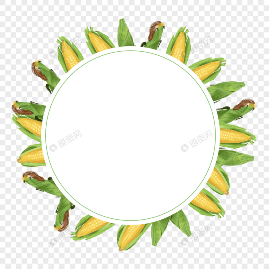 玉米边框图片