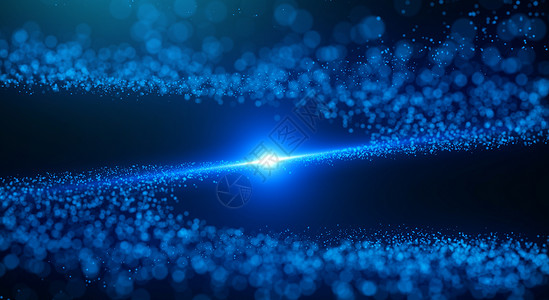 蓝色科技粒子背景背景图片