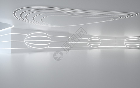 白色流线科技流线空间背景设计图片