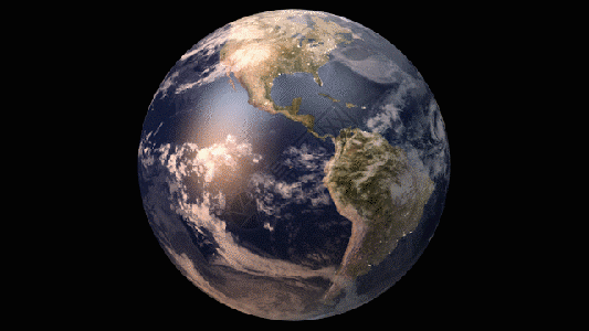 3D地球动态背景GIF图片