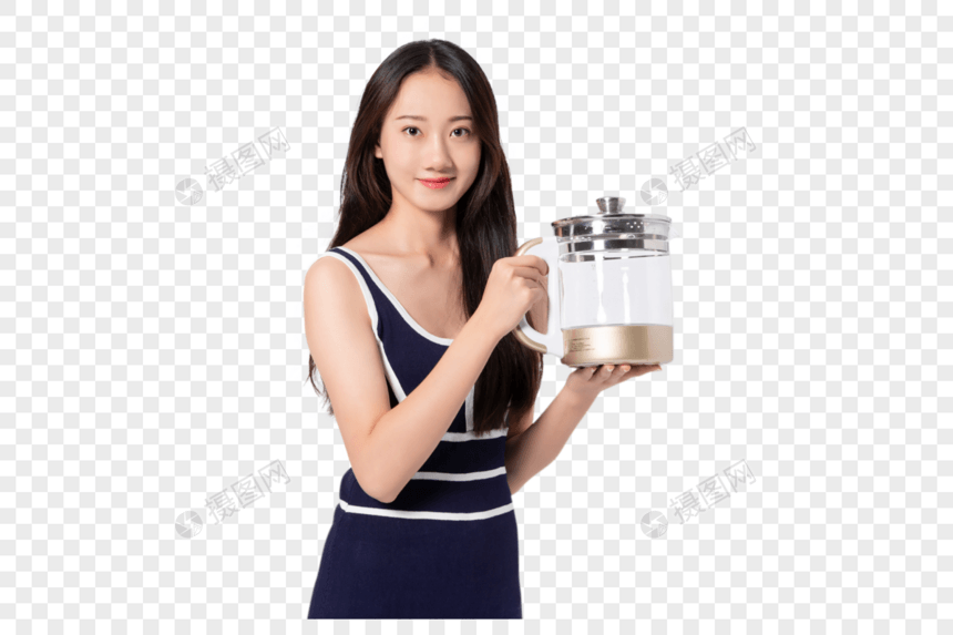 年轻女性烹饪做饭图片