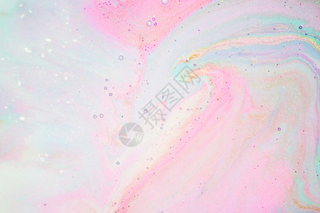 水彩粉色甜甜圈彩色大理石背景设计图片