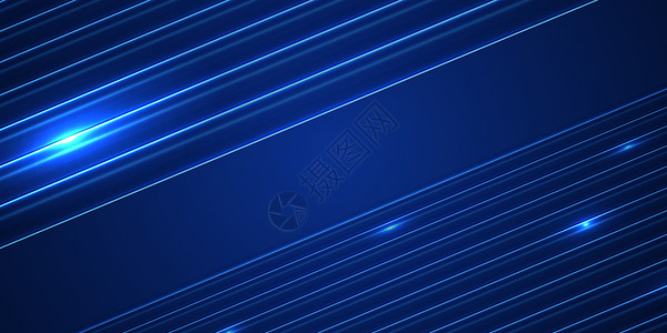 蓝色光点光效简约科技背景设计图片