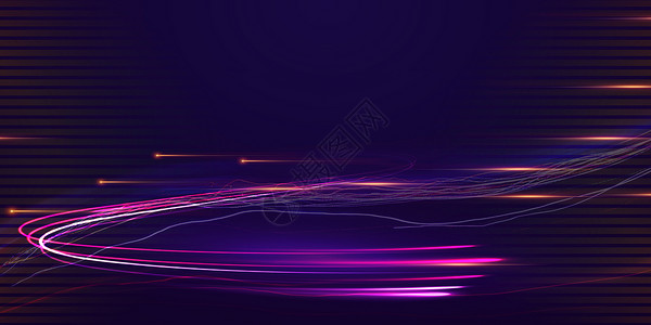紫色飘舞光效科技光效背景设计图片
