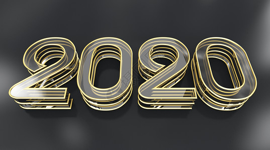 金属感字体2020创意字体设计图片