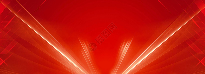 红色粒子光线红色商务背景设计图片