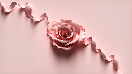 C4D玫瑰情人节的玫瑰设计图片