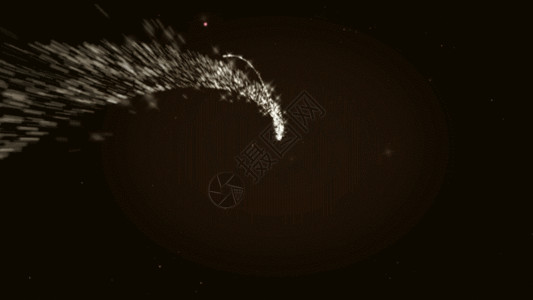 春节文字素材烟花唯美2020星光闪烁动态背景视频GIF高清图片