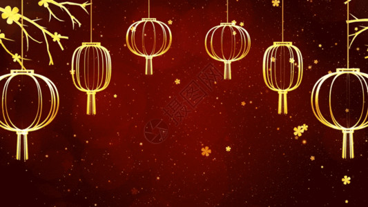 视频祝福鼠年新年喜庆GIF高清图片
