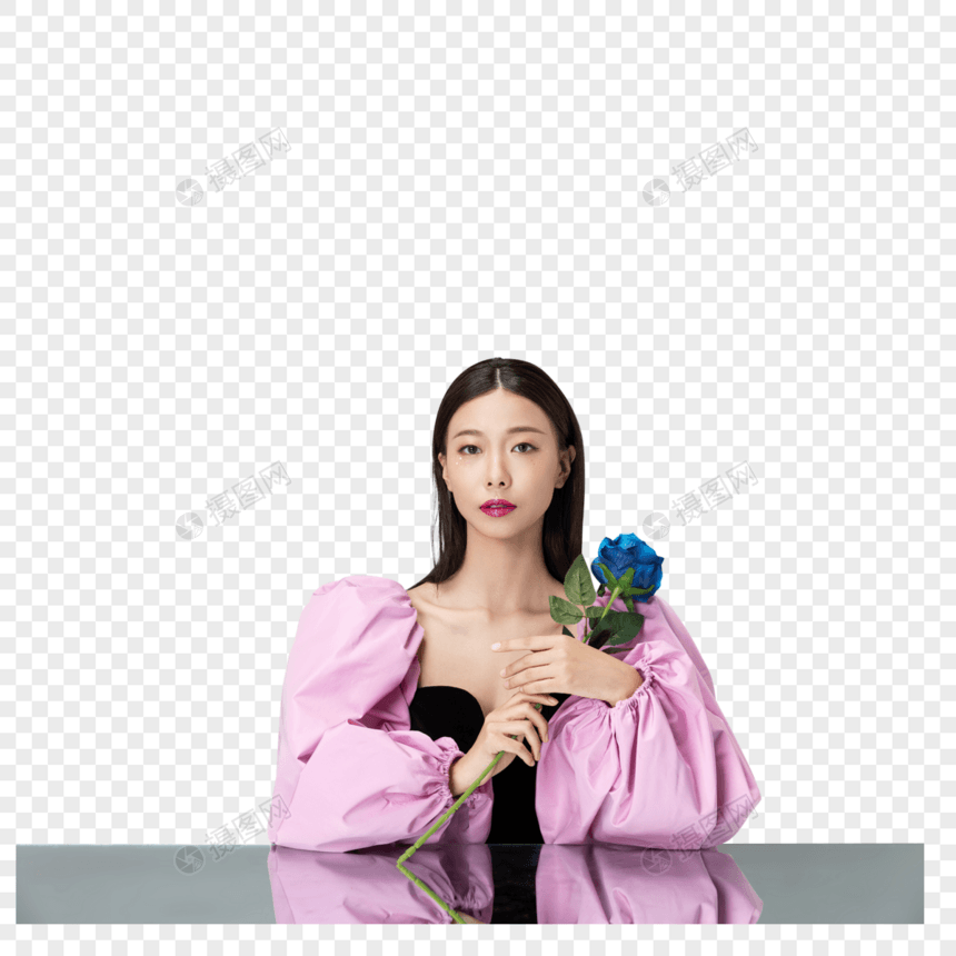 时尚情人节美女图片