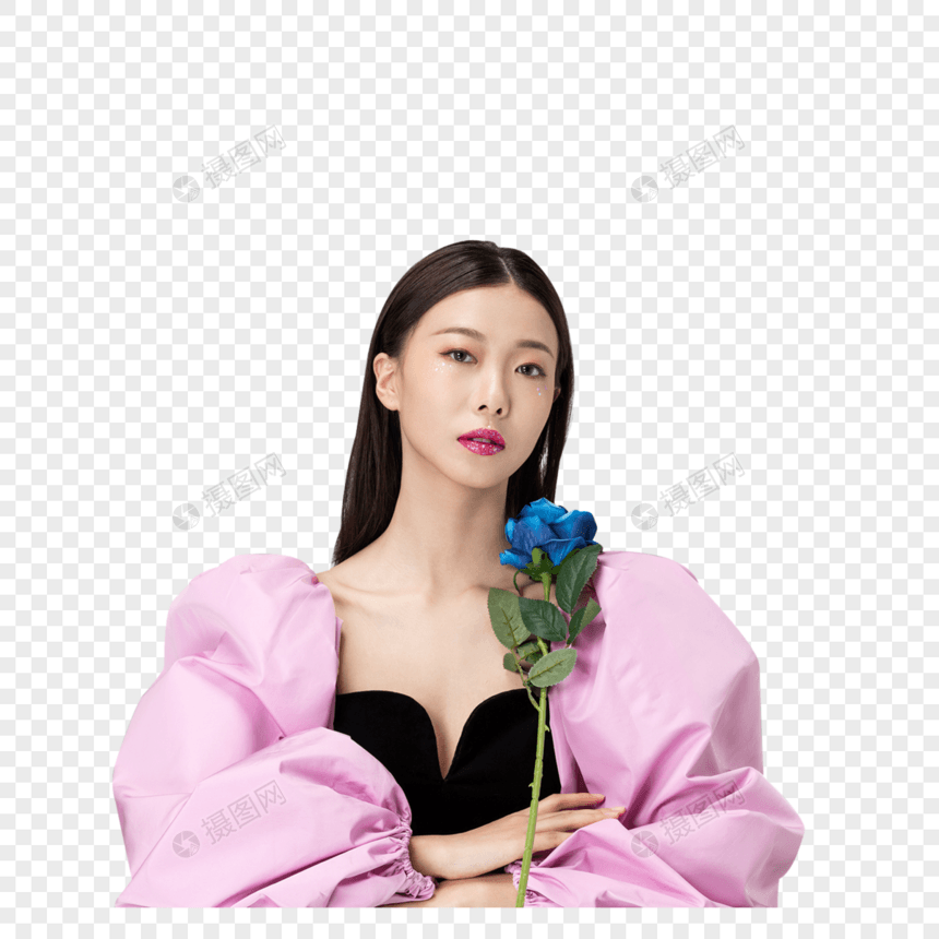 时尚情人节美女图片