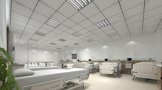 ICU病房场景图片