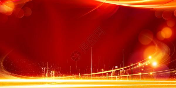 红色金色大气红金背景设计图片