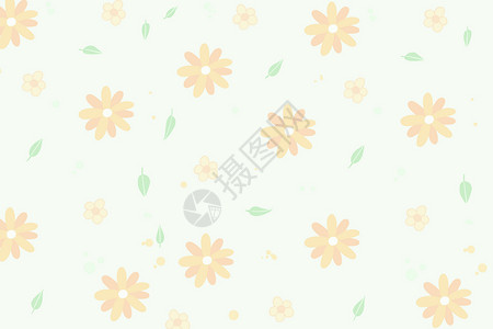 四朵小花图案春天底纹背景设计图片