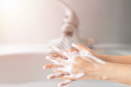 居家护理勤洗手设计图片