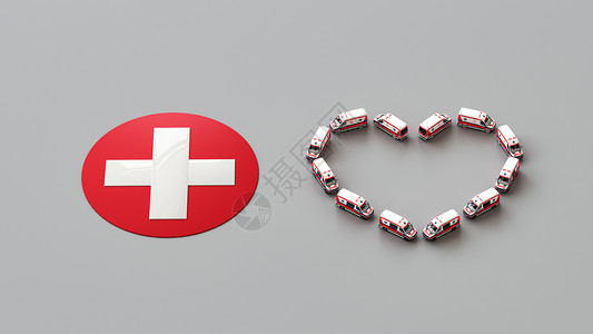瑞士自然风光创意医疗场景设计图片