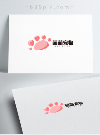 简约宠物店logo设计模板