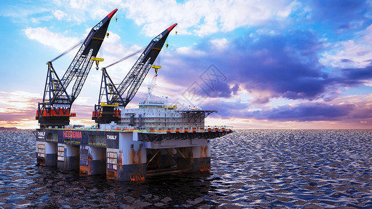 石油开采海洋石油高清图片