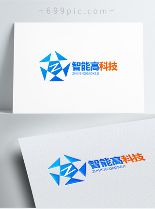 锤子科技logo简约几何形状图标logo设计模板