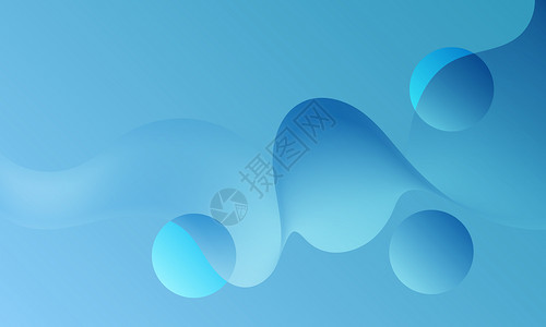 球形线条蓝色抽象几何背景设计图片