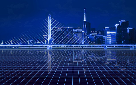 夜建筑科技城市设计图片