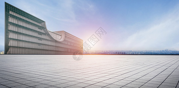 泉城广场大气商务背景设计图片