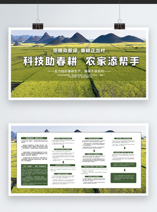 农机化科技进村宣传展板模板模板