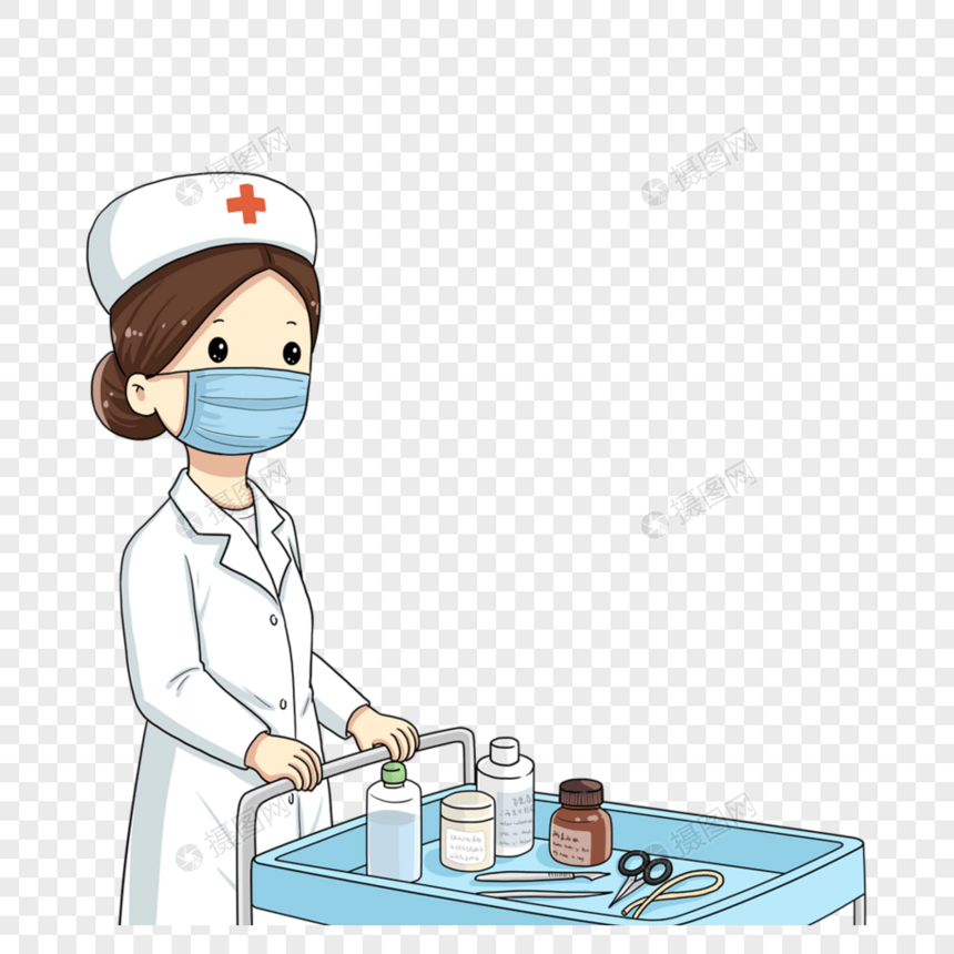 工作中的小护士图片