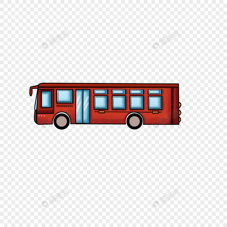 公交车素材图片