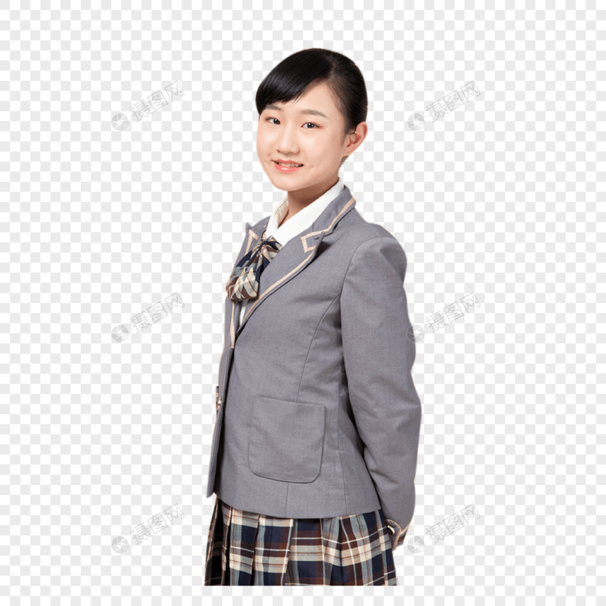 女中学生形象图片