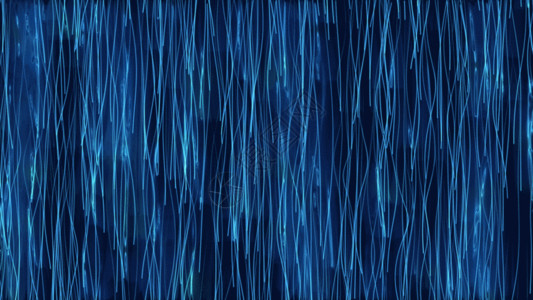 科技大屏蓝色科技粒子瀑布GIF高清图片