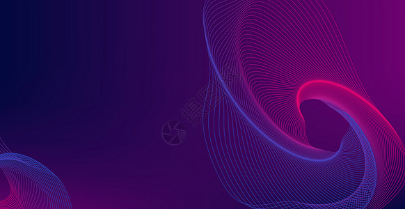 线条背景紫色长笛高清图片