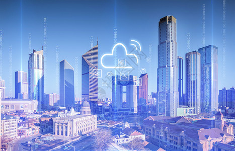 网络云科技云科技城市高清图片