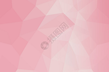 立体粉色三角形粉色渐变低多边形设计图片