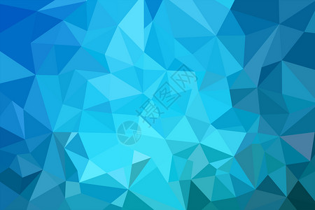 几何钻石线条蓝色低多边形背景设计图片