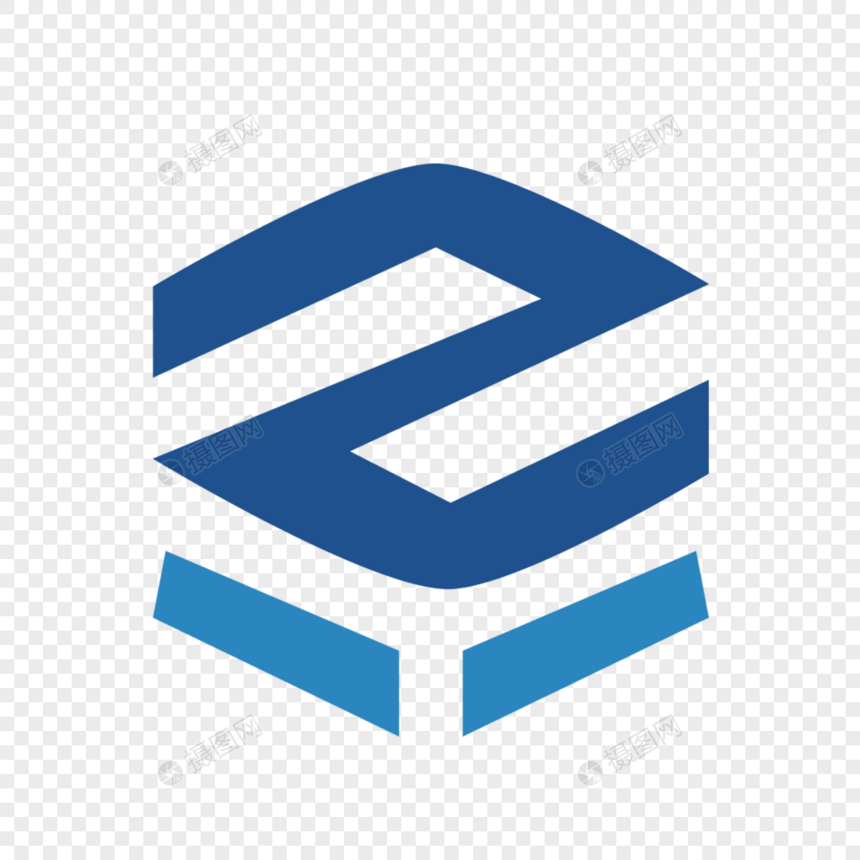 蓝色科技logo图片