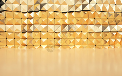 金色立体背景背景图片