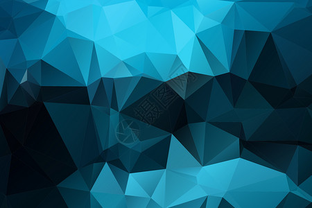 几何晶体蓝色几何多边形背景设计图片