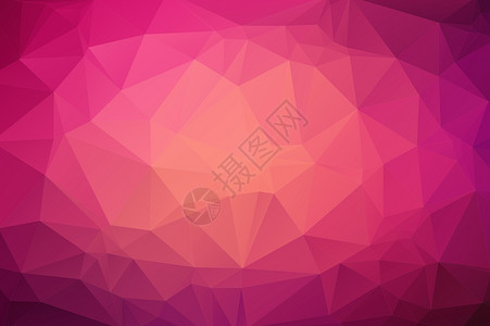 红色晶体粉色多边形背景设计图片