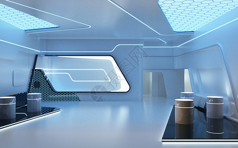 科技展厅3d科技体验馆设计图片