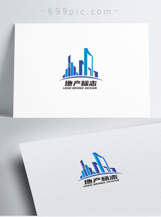 武汉标志建筑房地产LOGO设计模板