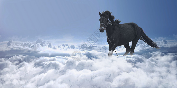 马奔跑哒哒声天马行空设计图片