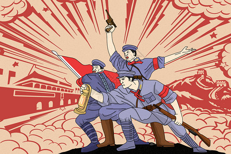 建军节之南昌起义背景图片