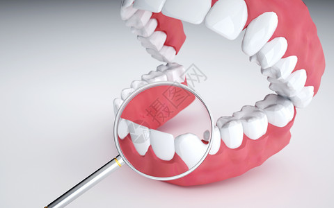 牙齿设备C4D口腔模型设计图片