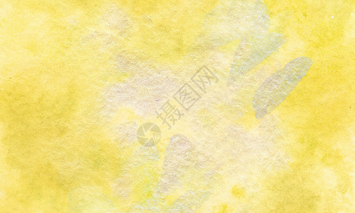 水彩黄色小花黄色水彩渐变背景设计图片