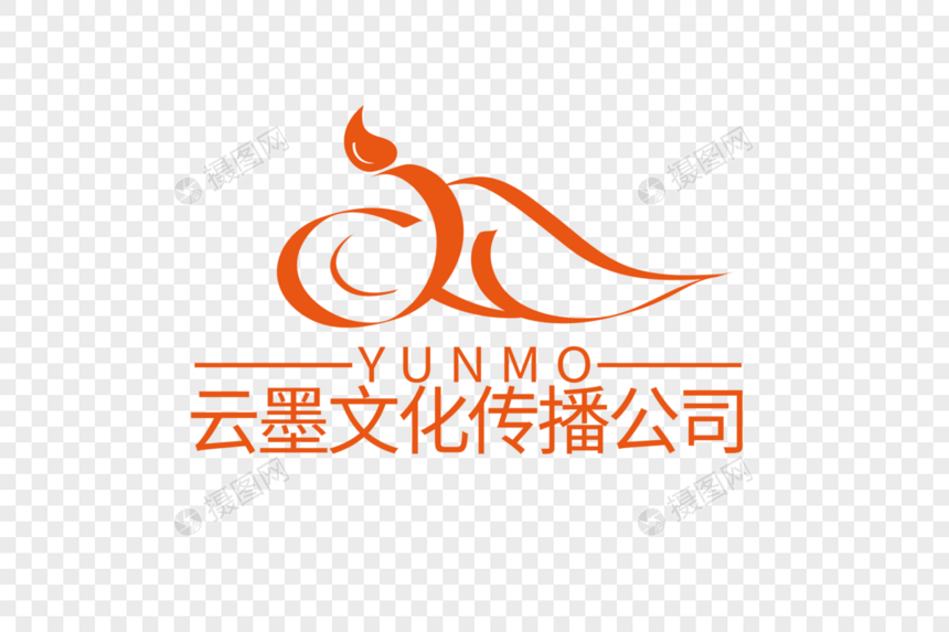 时尚大气文化传播公司LOGO设计图片