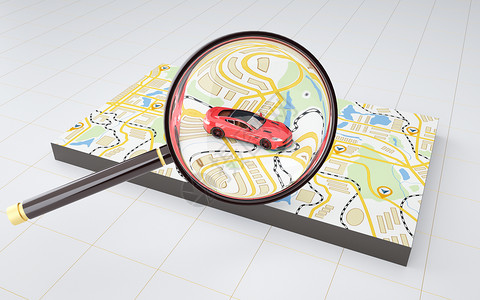 汽车定位导航系统背景图片