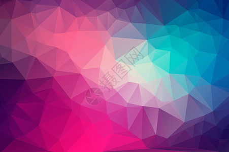 粉色多边形几何渐变艺术背景设计图片