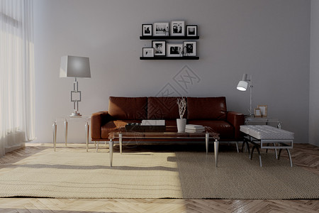 美小清新素材简约沙发设计图片